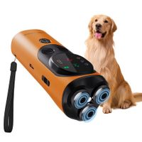 Dog Bark Deterrent Device  Anti Barking Device, Rechargeable Ultrasonic Dog Barking Control Bark Buster(Orange)