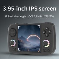 Retro Game Handheld 3.95 Inch IPS Screen 720*720 Linux System,64G Card Pre-Installed 5000+ Games Supports 5G WiFi Bluetooth Online Fighting,Streaming