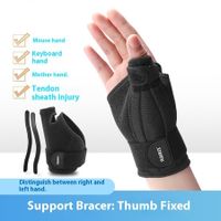 1P Right Hand Wrist Brace Thumb Spica Splint for Arthritis Numbness Tendonitis Trigger Finger Thumb Stabilizer Compression Aluminum Plate Support