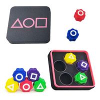 Gonggi Game, Gonggi Korean Game, Korean Folk Traditional Gong gi Korean Stones Catching Game, Gonggi Dice Family Travel Play Game Set