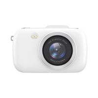 Digital Camera,5K Portable Cameras for Photography,80MP UHD,Cheap 18X Zoom Travel Point and Shoot Camera with 32GB TF Card,Photography Cameras - White