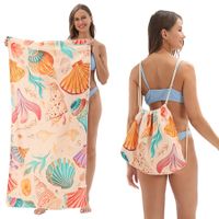 Quick Dry Pool Towels,2 in 1 Beach Towel Absorbent Camping Towels Fold in a Bag Storage Bag,Foldable,For Pool,Bathroom,Camp