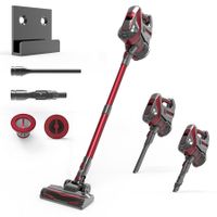 Cordless Vacuum Cleaner 180W 12Kpa Home Stick Vacuum, Smart Display Removable Battery,40 Mins with Wall Mount Charging for Home, Hard Floor Car Carpet