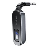 Bluetooth 5.1 Aux Adapter Receiver and Transmitter Rechargeable for Airpods Headphones Speaker, 3.5mm Aux Audio Jack Adapter