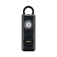 Rechargable Personal Safety Alarm for Women Night Running Runners Strobe Lights  Flashing  Gift TypeC Power COL Black