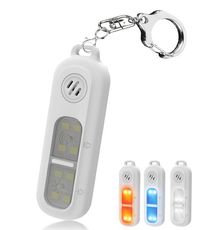 Rechargable Personal Safety Alarm for Women Night Running Runners Strobe Lights 3 Color Flashing  Gift TypeC Power COL White