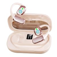 Ai Translator Earbuds Translation Headphones Real-Time 144 Languages with Online Offline Adjustable Ear-Hook,Tender Pink