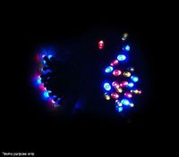 50 LED Solar Fairy Christmas Lights Indoor/Outdoor - 3 Colours