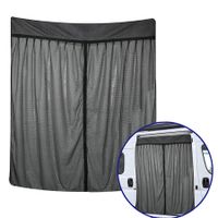 W165*H210cm AntiMosquito Belt Velcro Adhesive Car Sunshade Mesh Breathable RV Door Curtain Outdoor Camping Insect Cover