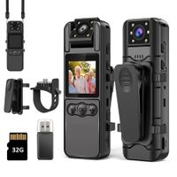 Body Camera   Video Recording 1080P FHD Mini Police Wearable Portable Small Personal Camcorder Sport Action Outdoor Video Recorder