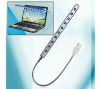 Flexibly USB 10 LED Light Lamp For PC