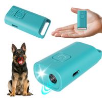 Mini Handheld Anti Barking Device for Dogs, Ultrasonic Dog Training Device, Portable for Dogs Indoor Outdoor Use, 1 Pack Blue