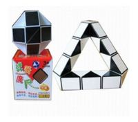 Intelligent White+Black Shape Changing Magic Ruler Puzzle Fun Special Toys Cube