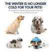 Pet Heated Mat Dog Heating Pad Cat Puppy Electric Heater Blanket Heat Bed Waterproof Cover 65x40cm Blue