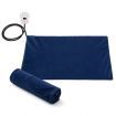 Pet Heated Mat Dog Heating Pad Cat Puppy Electric Heater Blanket Heat Bed Waterproof Cover 65x40cm Blue