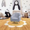 Kidbot Kids Sofa Armchair Children Lounge Chair Linen Fabric Tufted Soft Couch Single