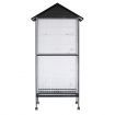 Large Bird Cage Parrot Pet House Canary Budgies Home Aviary Perch Indoor Outdoor Stand Alone Apex Roof & Wheels 185cm