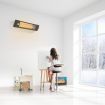 Maxkon 2000W Infrared Radiant Heater Electric Outdoor Patio Strip Heater Wall Ceiling