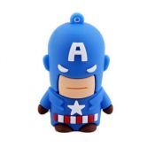 Captain America Cartoon USB 2.0 Flash Memory Pen Drive Stick 16GB