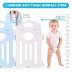 ABST 4 Panel Baby Playpen Extension Interactive Kids Toddler Play Room Safety Gate Kuer