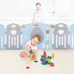 ABST 4 Panel Baby Playpen Extension Interactive Kids Toddler Play Room Safety Gate Kuer