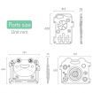 ABST 4 Pcs Baby Playpen Panel Extension Interactive Kids Safety Gates Toddler Play Room Frog
