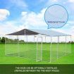 Dog Kennel Run Puppy Pet Chicken Duck Enclosure Doggy Playpen Animal Fencing Rabbit Fence Outdoor Cage 4mx4m