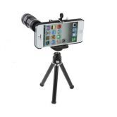 12x Zoom Telescope Camera Lens Kit + Tripod + Case For Apple iPhone 5 5S