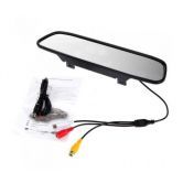 4.3 inch Color TFT LCD Car Rearview Mirror Monitor for DVD Camera VCR