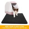 New Cat Litter Mat Cat Kitty Litter Trapper Catcher Sifting Pad W/ Double-Layer