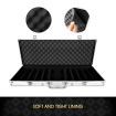 500 Holographic Butterfly Chips Professional Poker Card Game Play Set Casino Dice Aluminium Case