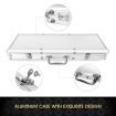 500 Holographic Butterfly Chips Professional Poker Card Game Play Set Casino Dice Aluminium Case
