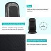 Back Neck Car Seat Massager Pad Full Body Shiatsu Massage Chair Cushion ???Black