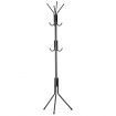 180cm Metal Coat Rack Entryway Hat Hanger Stand Tree Coat Holder-Black