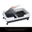 Rabbit Hutch Cat Cage Pet Ferret Bunny House Small Animal Crate Guinea Pig Indoor Outdoor Metal on Wheels