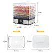 Digital Food Dehydrator Fruit Meat Vegetable Dryer Beef Jerky Maker w/7 Trays