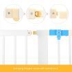 White Wooden Baby/Pet Playpen 8 Panels Lockable Door Adjustable Shape