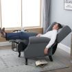 Luxdream Sofa Recliner Chair Armchair Single Padded Fabric Couch Lounge Living Room Furniture