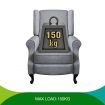 Luxdream Sofa Recliner Chair Armchair Single Padded Fabric Couch Lounge Living Room Furniture