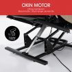 Electric Massage Chair Linen Fabric Recliner Sofa Lift Motor Swivel Armchair 8 Point Heating Seat