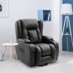 Electric Massage Chair PU Leather Recliner Sofa Lift Motor Armchair 8 Point Heating Seat