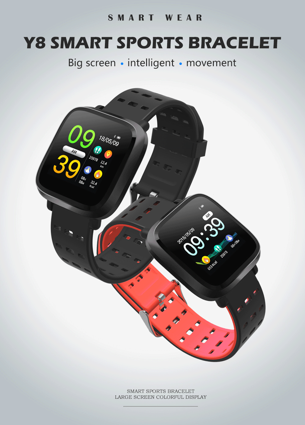 smart bracelet y8