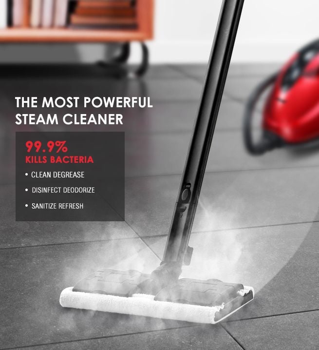 Maxkon 1.5L Steam Cleaner Mop 13-in-1 High Pressure Floor Window Carpet Steamer