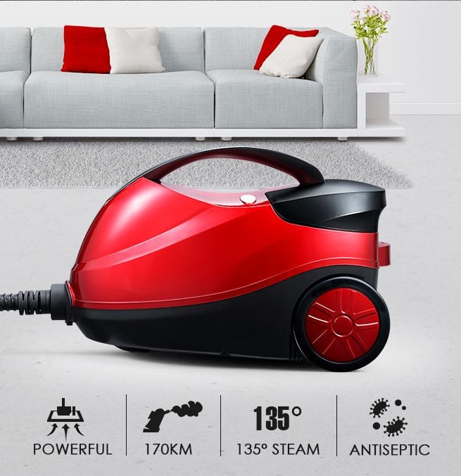 Maxkon 1.5L Steam Cleaner Mop 13-in-1 High Pressure Floor Window Carpet Steamer