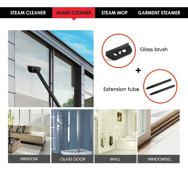 Maxkon 1.5L Steam Cleaner Mop 13-in-1 High Pressure Floor Window Carpet Steamer