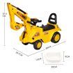 Kids Off Road Excavator Ride On Digger Toy Children Bulldozer Loader