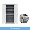 Lockable Filing Cabinet Office Furniture Document Storage with Adjustable Shelves
