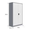 Lockable Filing Cabinet Office Furniture Document Storage with Adjustable Shelves