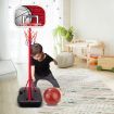 1.6m Kids Portable Basketball Hoop Stand System w/Adjustable Height