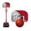 1.6m Kids Portable Basketball Hoop Stand System w/Adjustable Height